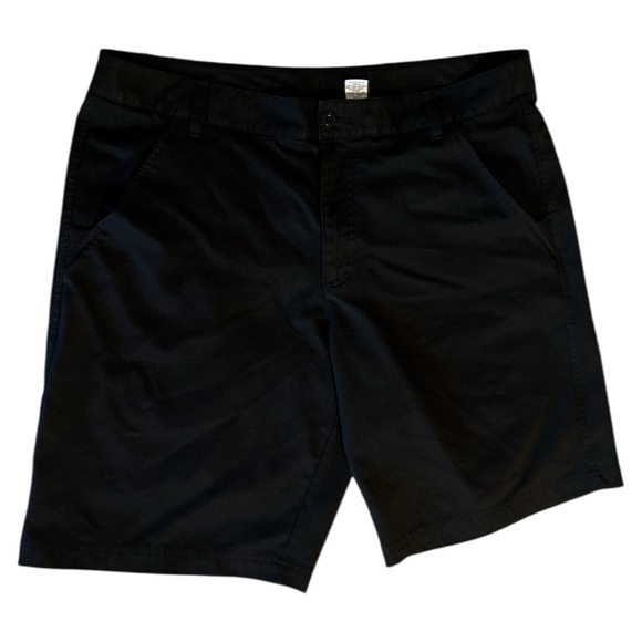 Fila Black Flat Front Athletic Shorts - Picture 1 of 6
